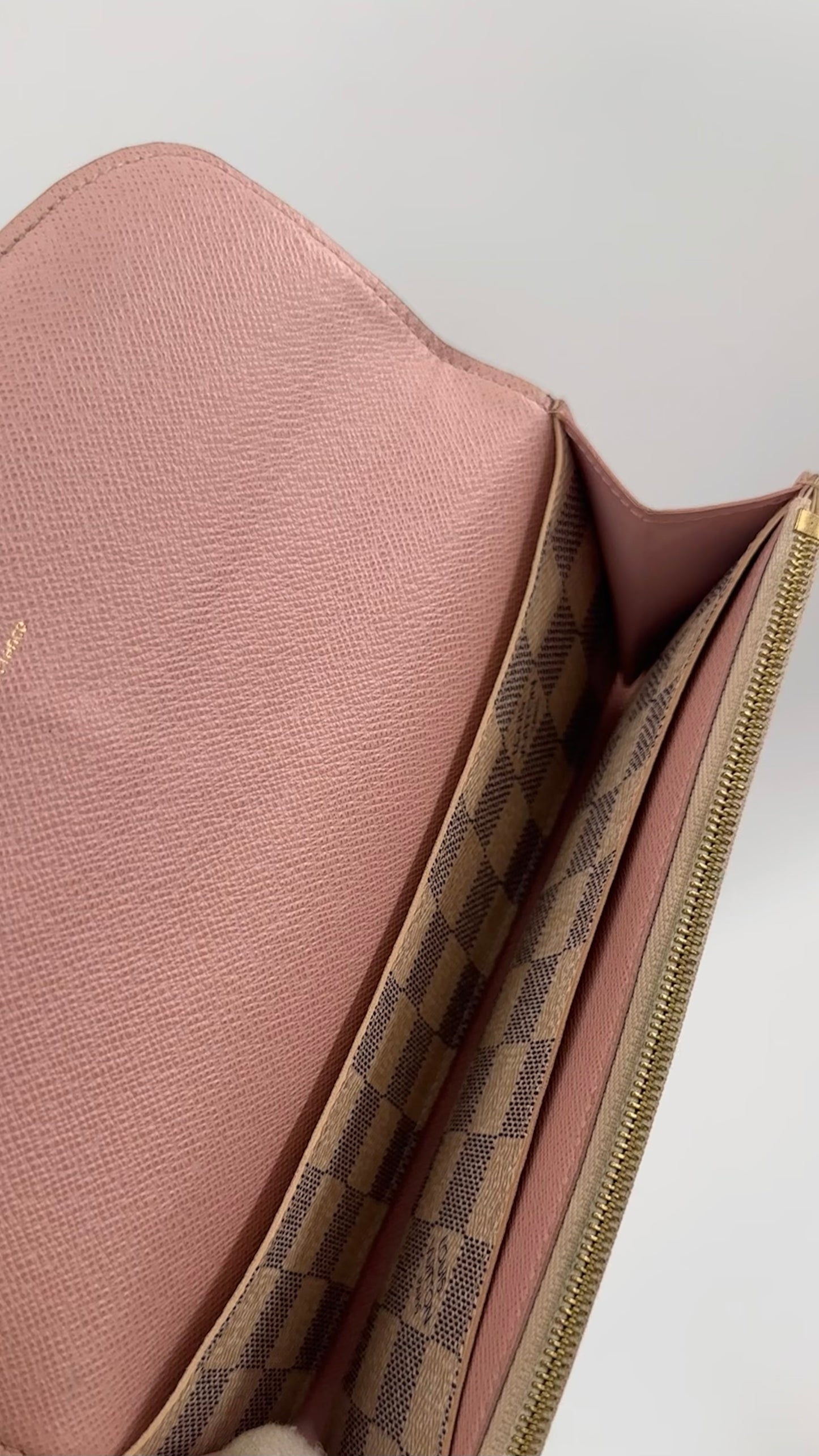Louis Vuitton Emilie Wallet Damier azur