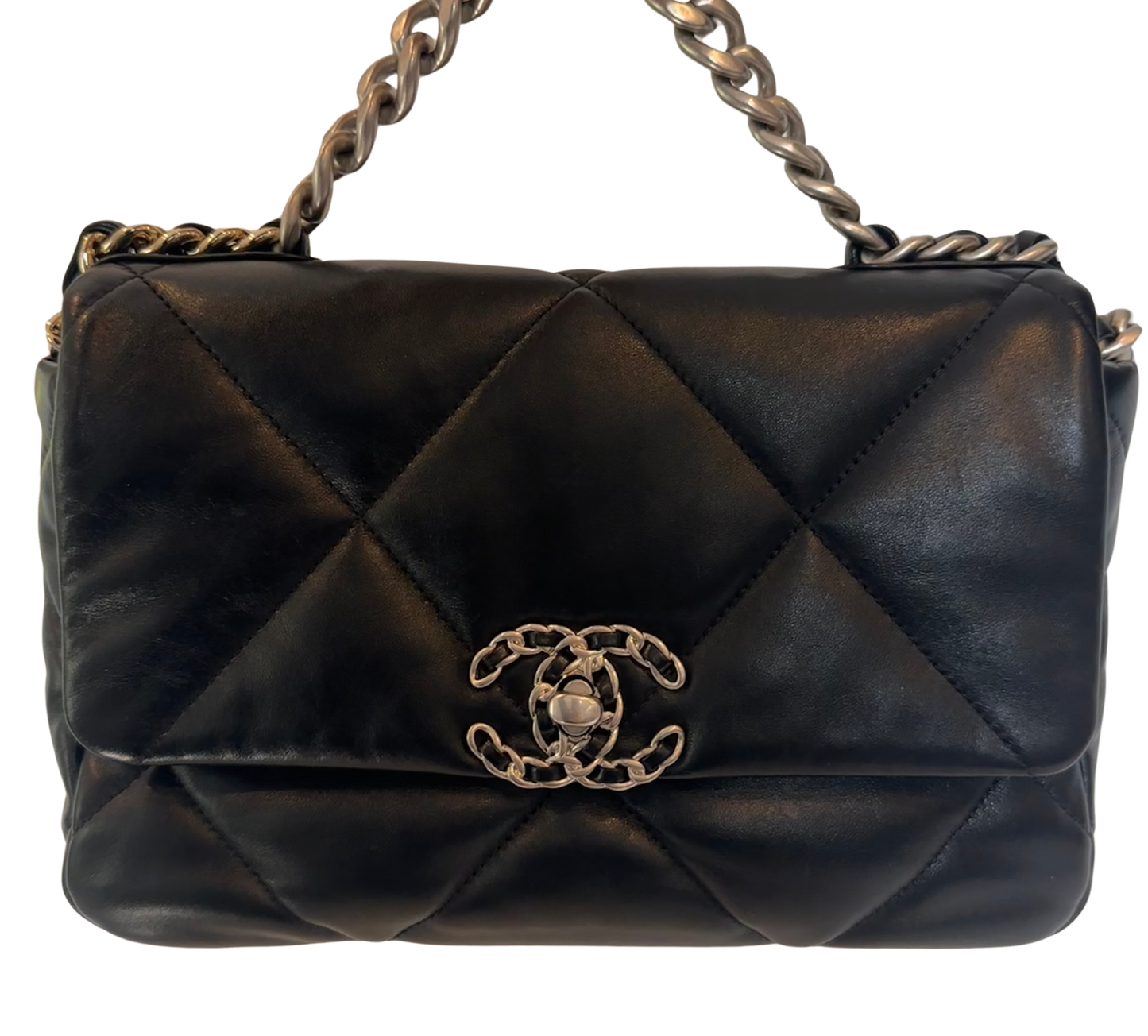 Chanel 19 Lambskin Leather Puffy Handbag