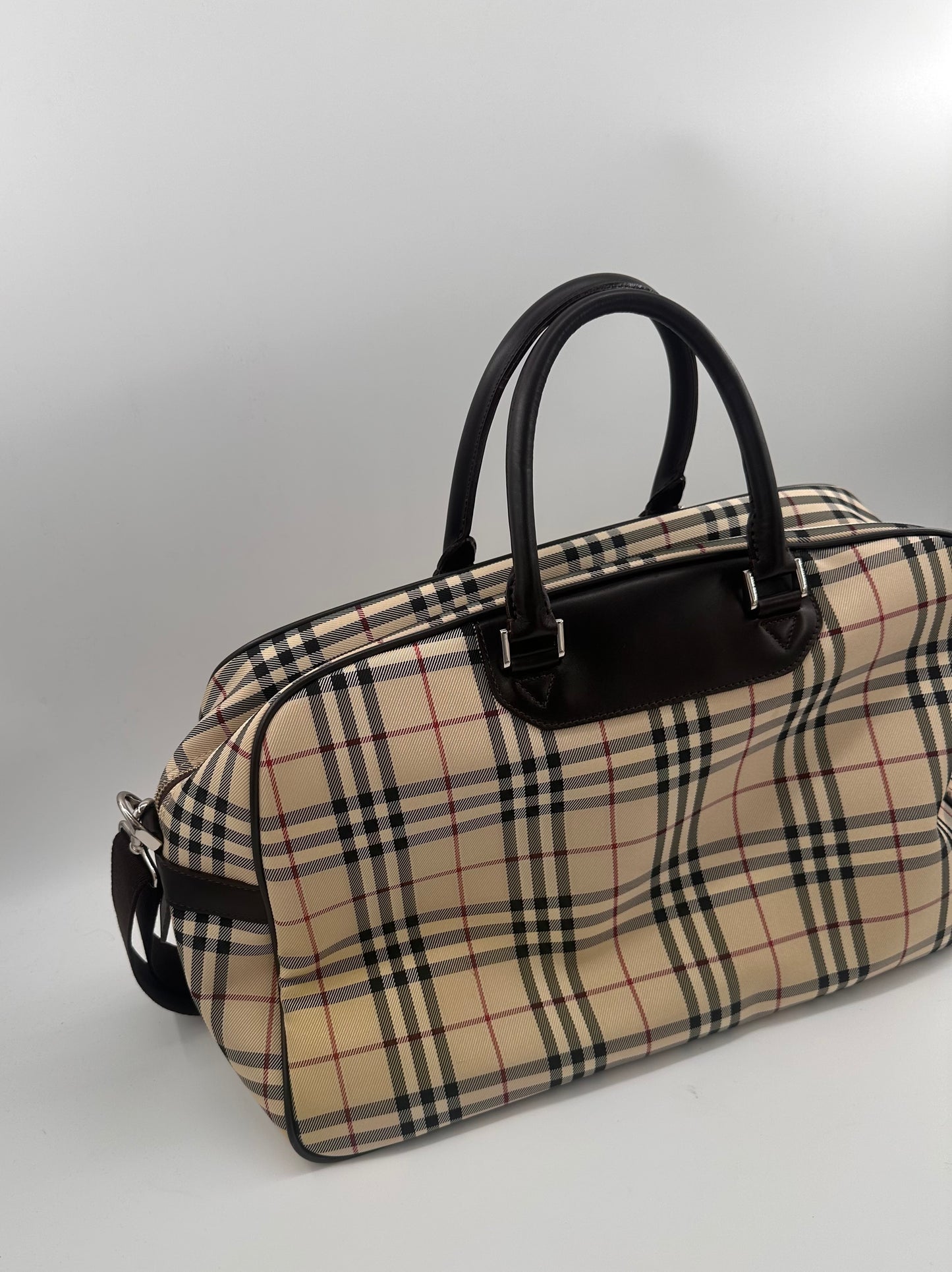 Burberry Two Way Duffle Bag Nova Check