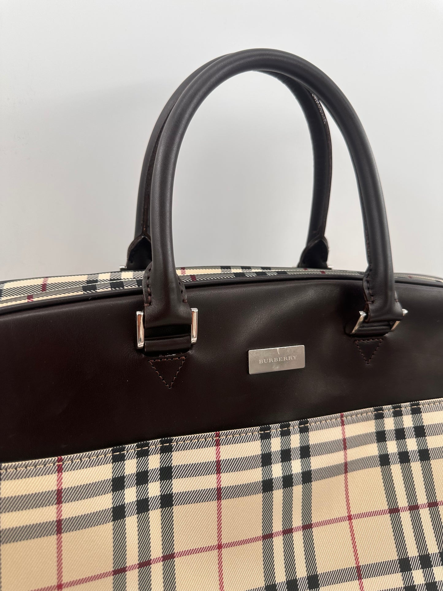 Burberry Two Way Duffle Bag Nova Check