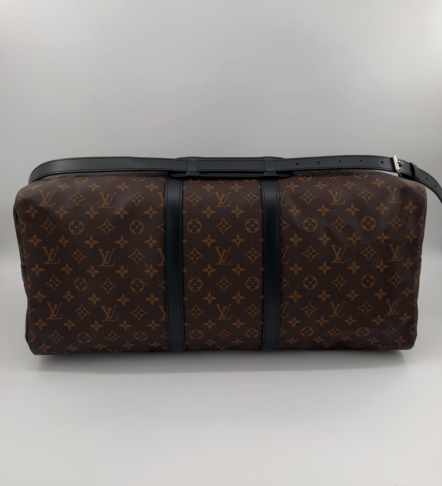 Louis Vuitton Keepall 55 Bandouliere Macassar