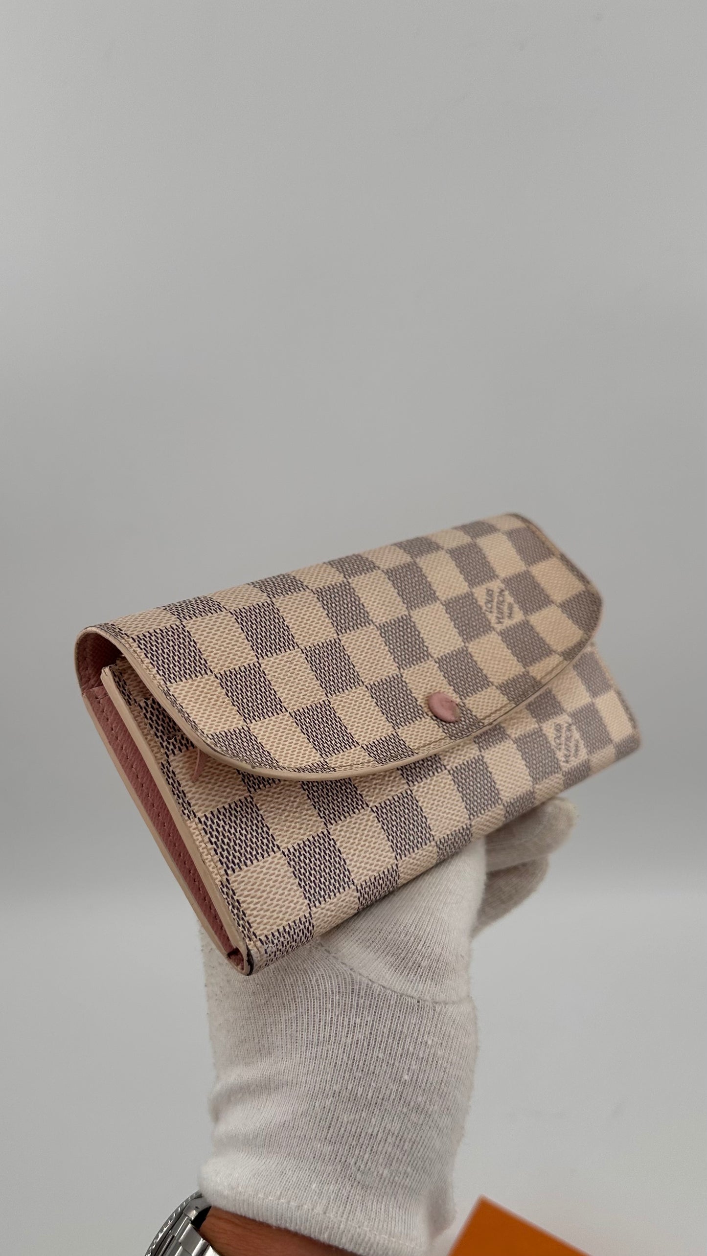 Louis Vuitton Emilie Wallet Damier azur