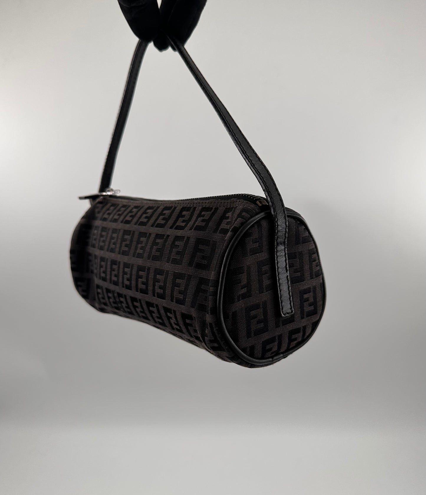 Fendi Zucca Barrel Bag