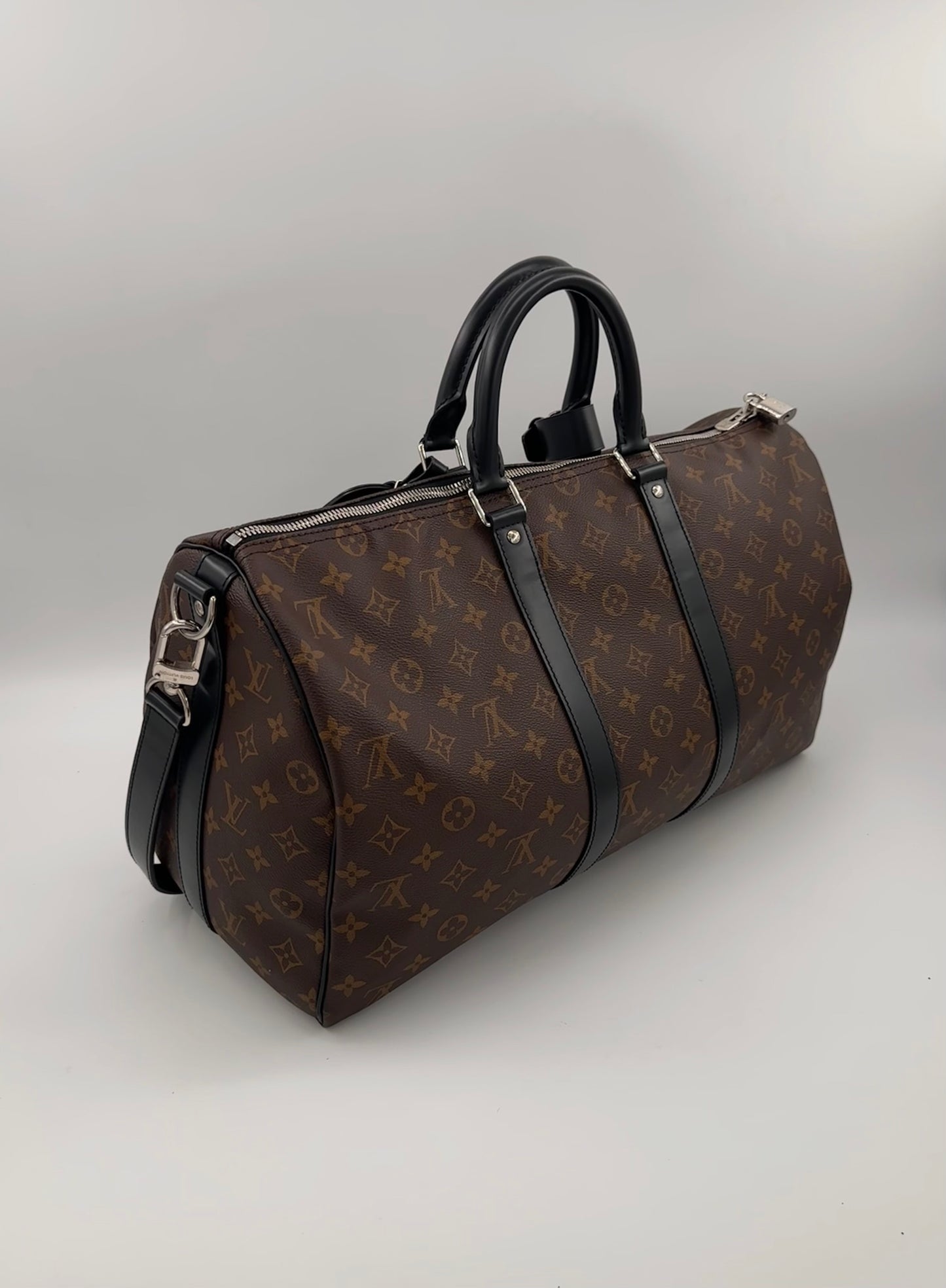 Louis Vuitton Macassar Keepall 45 Bandouliere