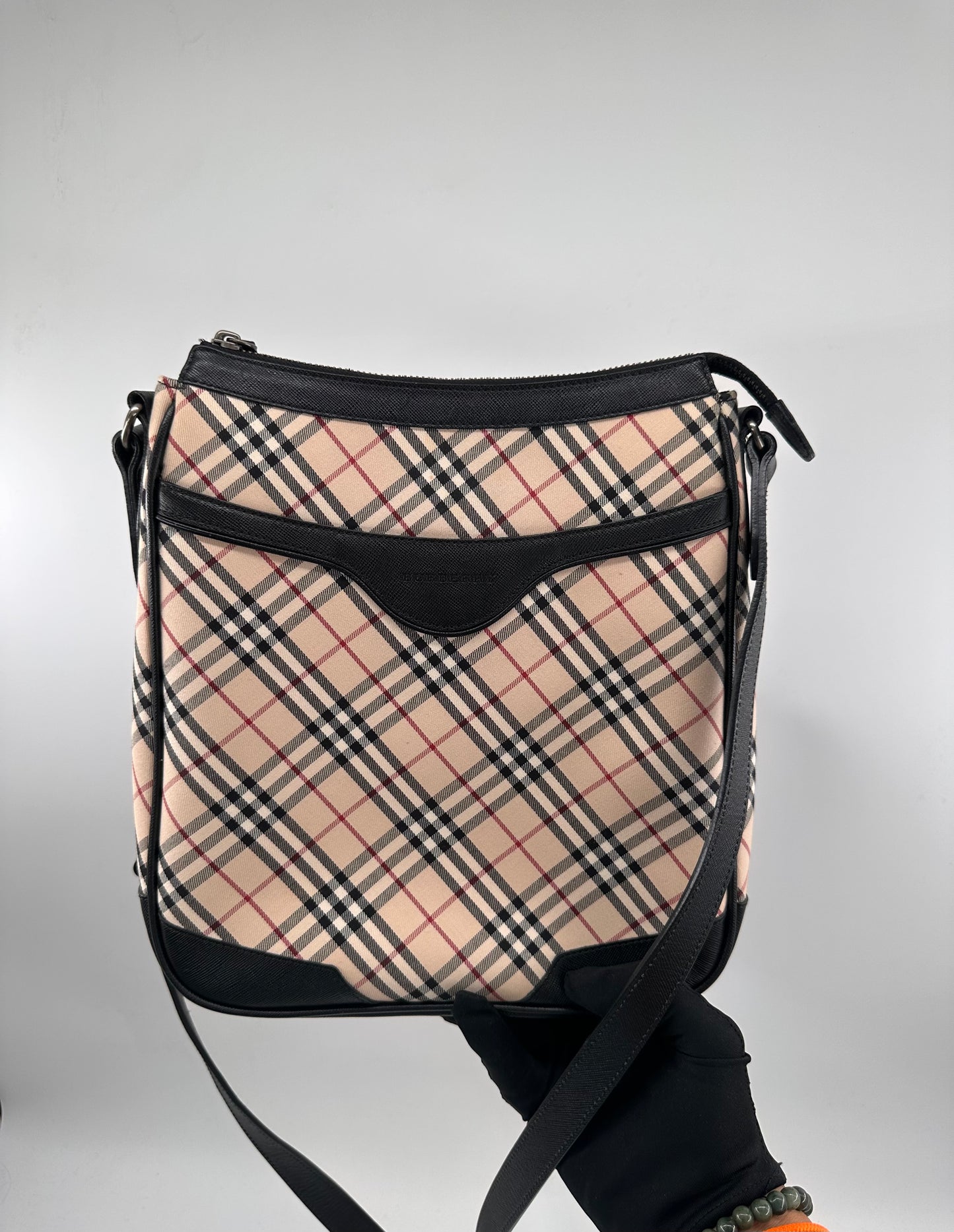Burberry Nova Check canvas shoulder/ crossbody bag