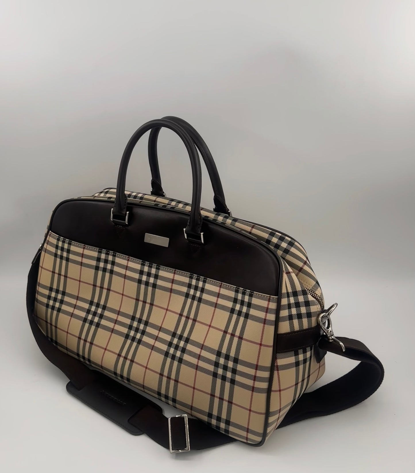 Burberry Two Way Duffle Bag Nova Check