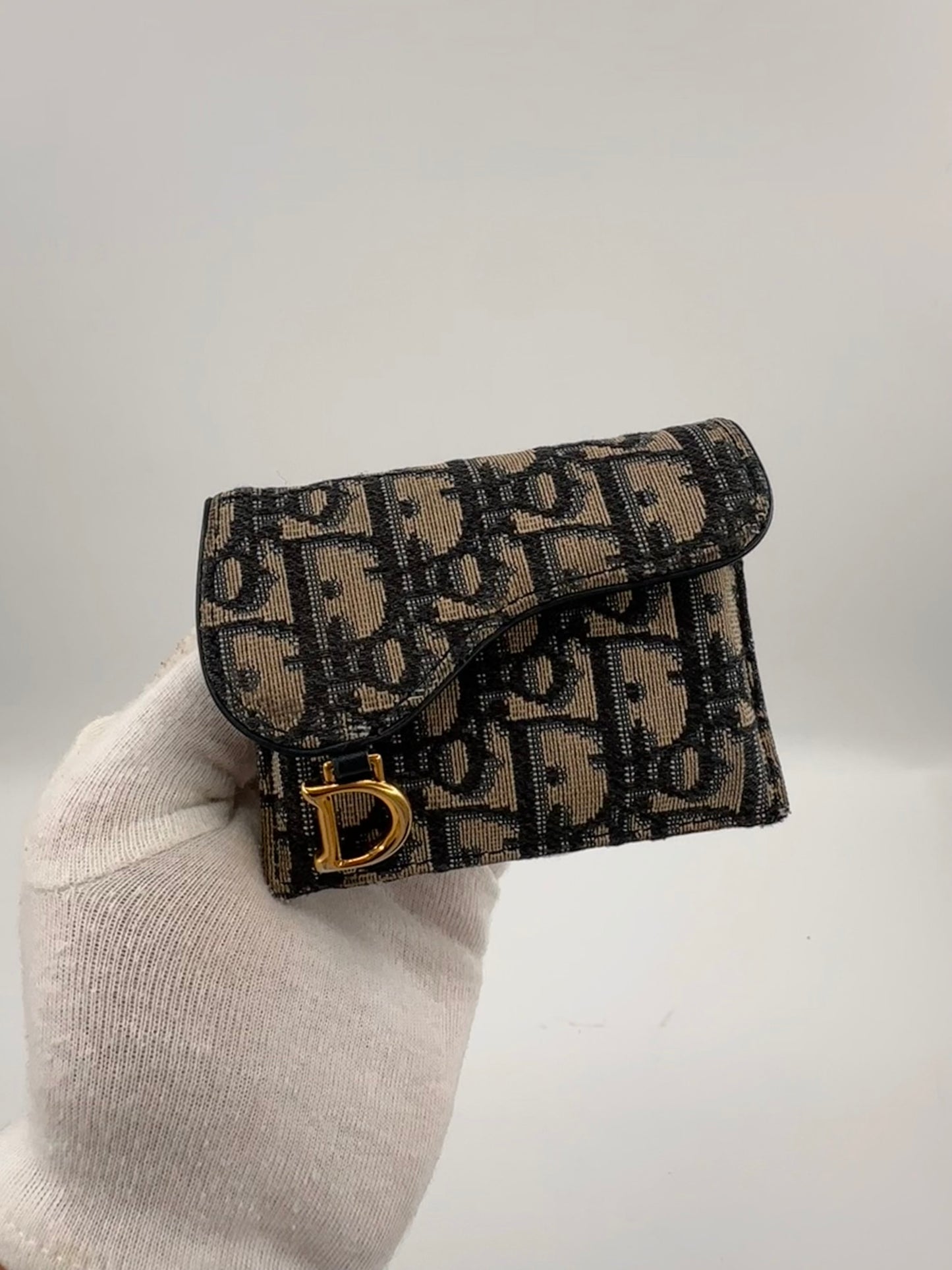 Dior Saddle Bloom Card Holder/ purse
