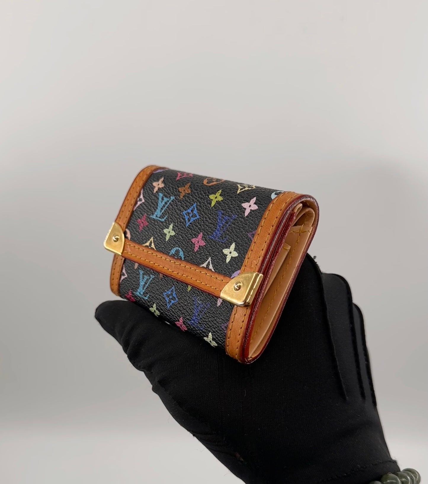 Louis Vuitton Monogram Multicolor Porte Monnaie Plat