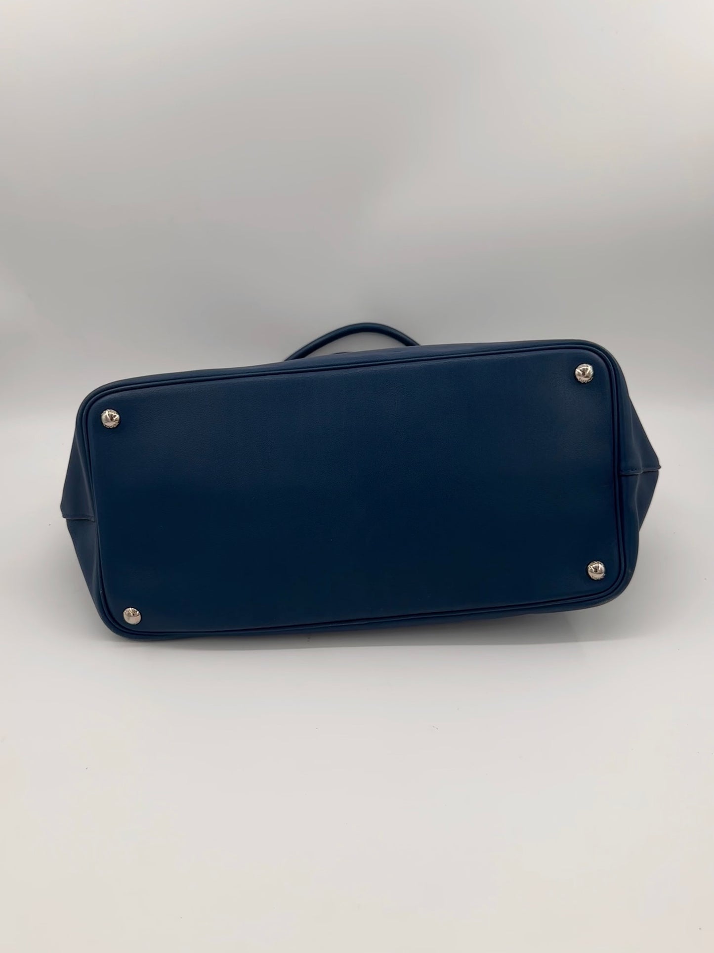 Prada Bluette City Calf Leather Tote Bag