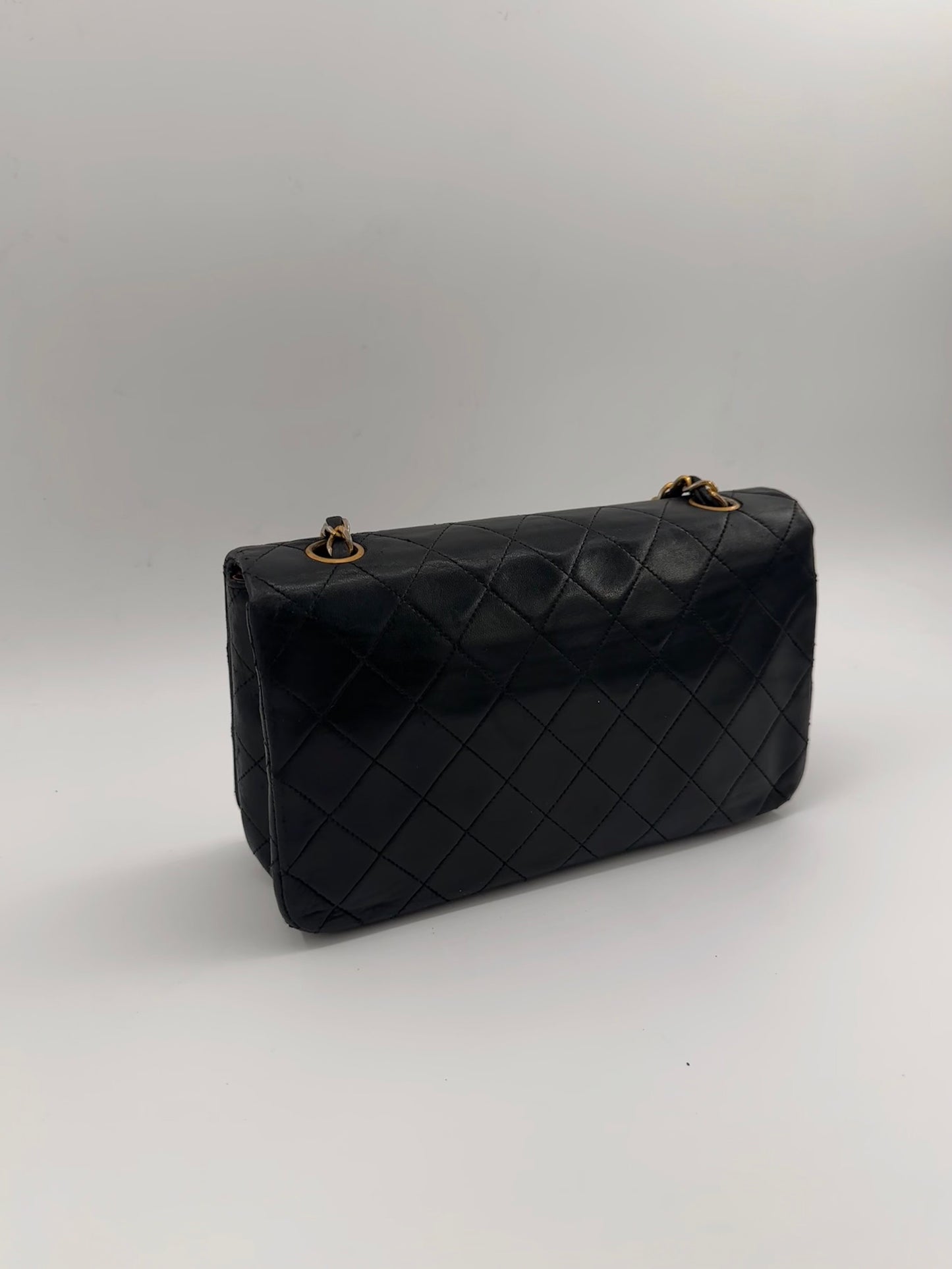 Chanel Lambskin turn lock Shoulder Bag