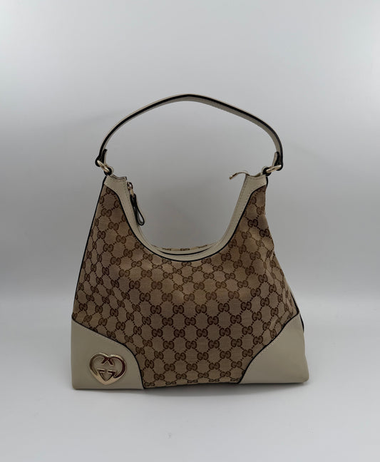 Gucci GG Lovely Heart Hobo Bag