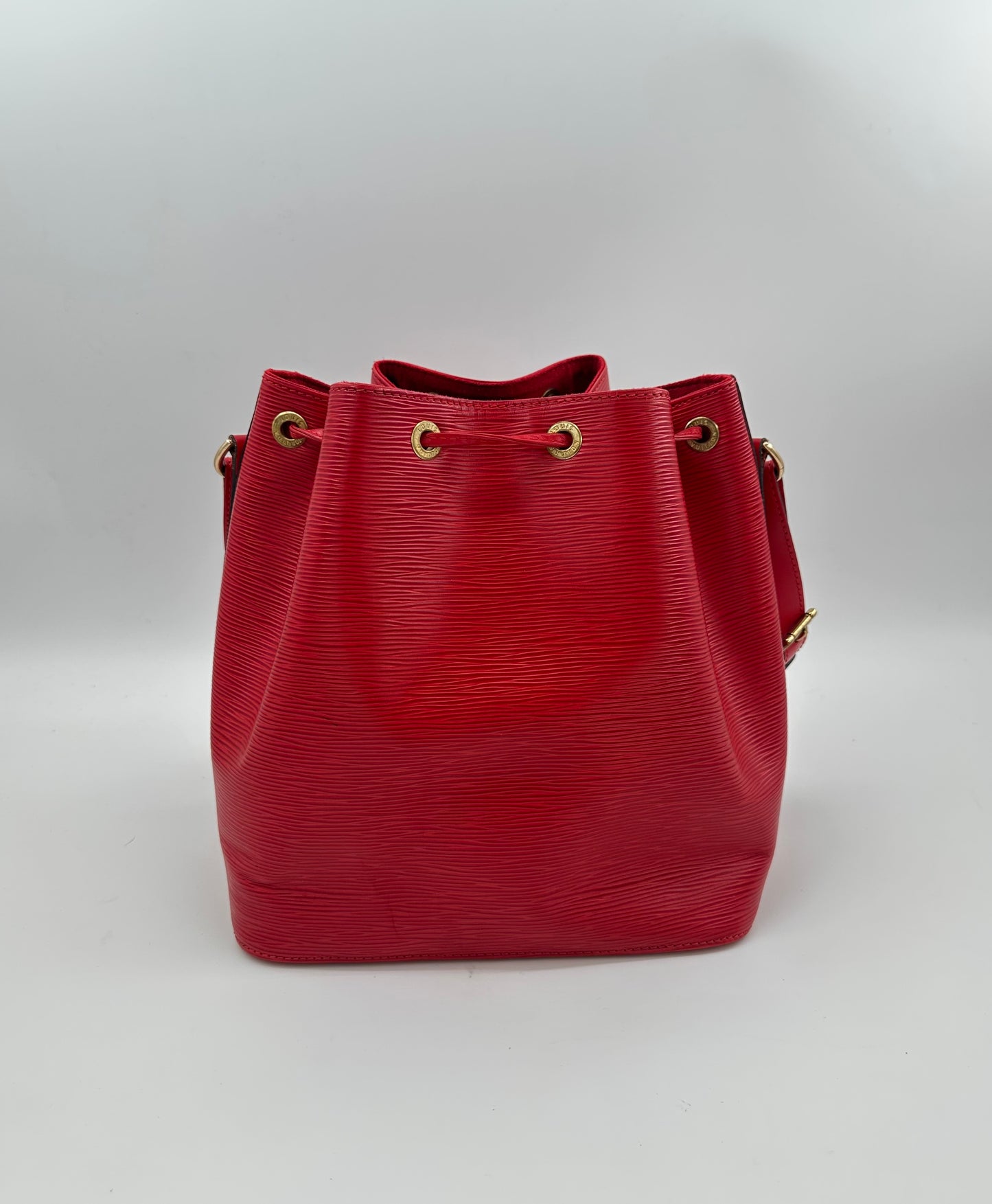 Louis Vuitton Noe Bucket Bag Red Epi