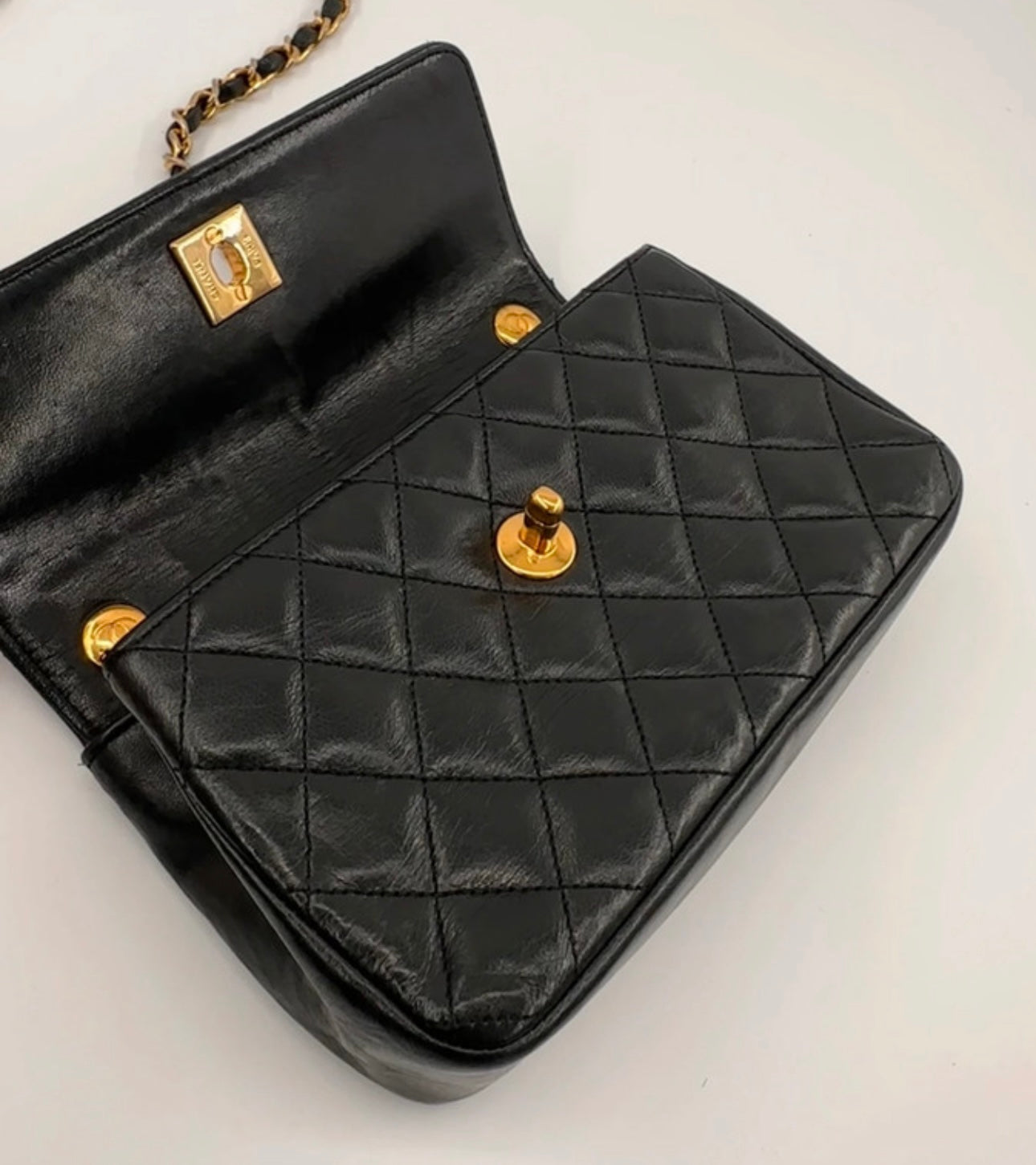 Chanel Small Turn lock Lambskin Crossbody