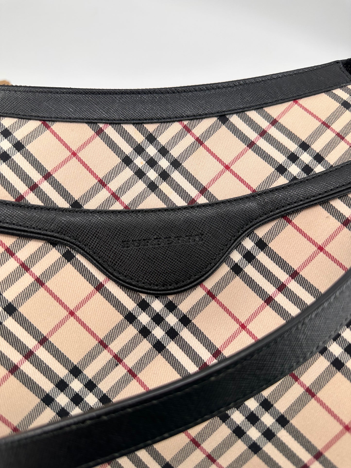 Burberry Nova Check canvas shoulder/ crossbody bag