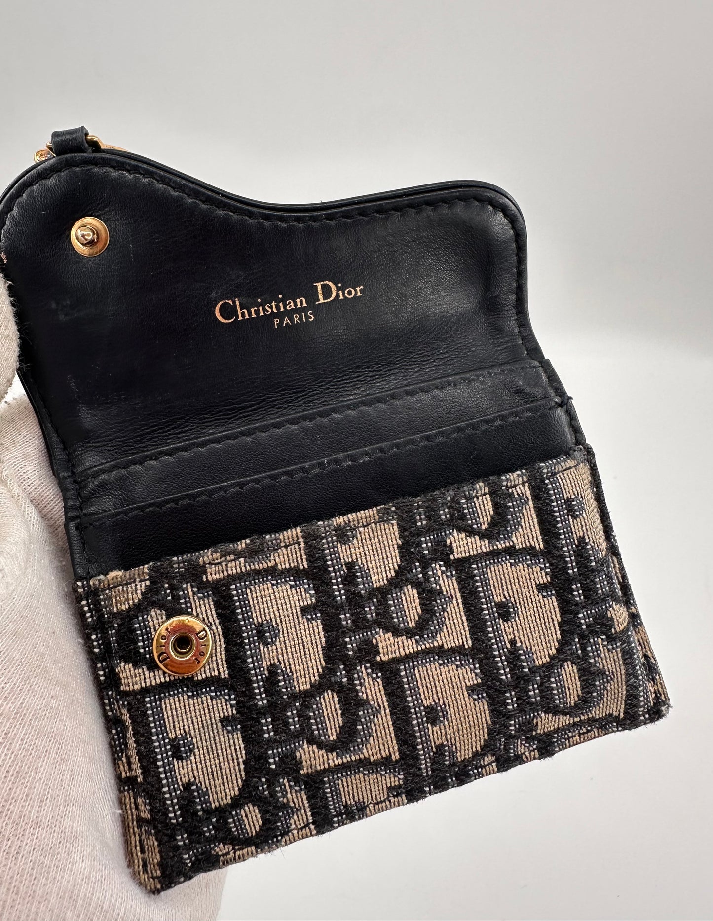 Dior Saddle Bloom Card Holder/ purse