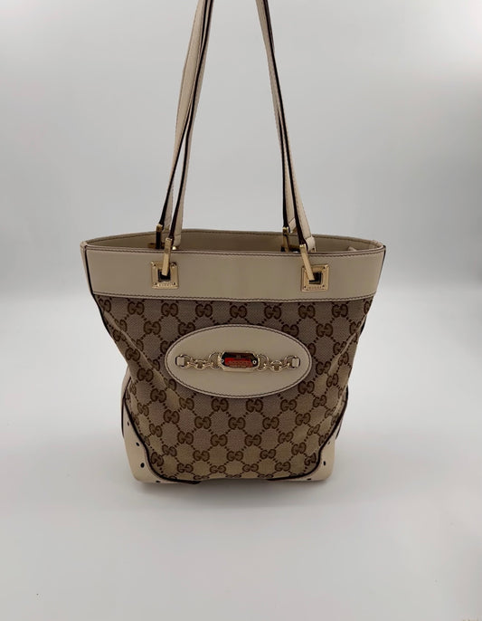Gucci GG Canvas Punch Tote