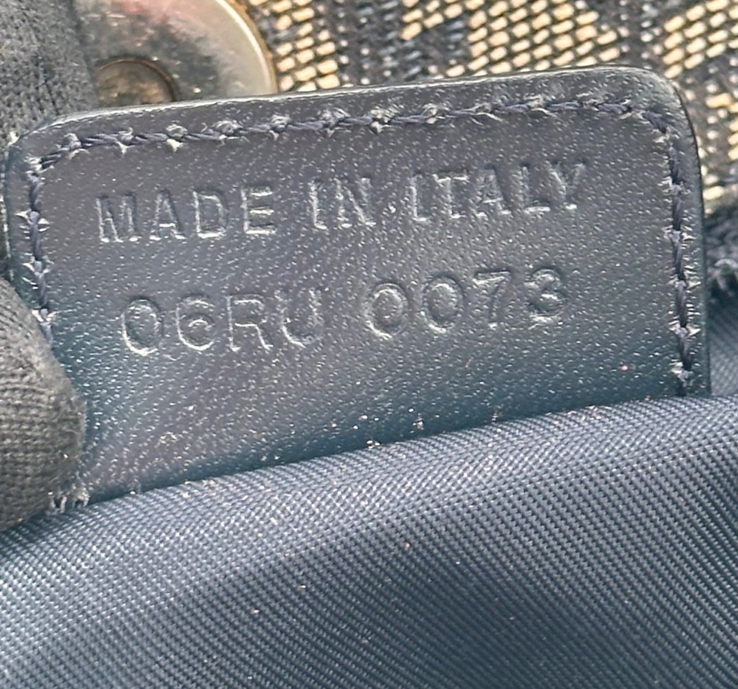 Christian Dior Trotter Canvas Tote