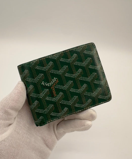 Goyard Victoire Green Wallet
