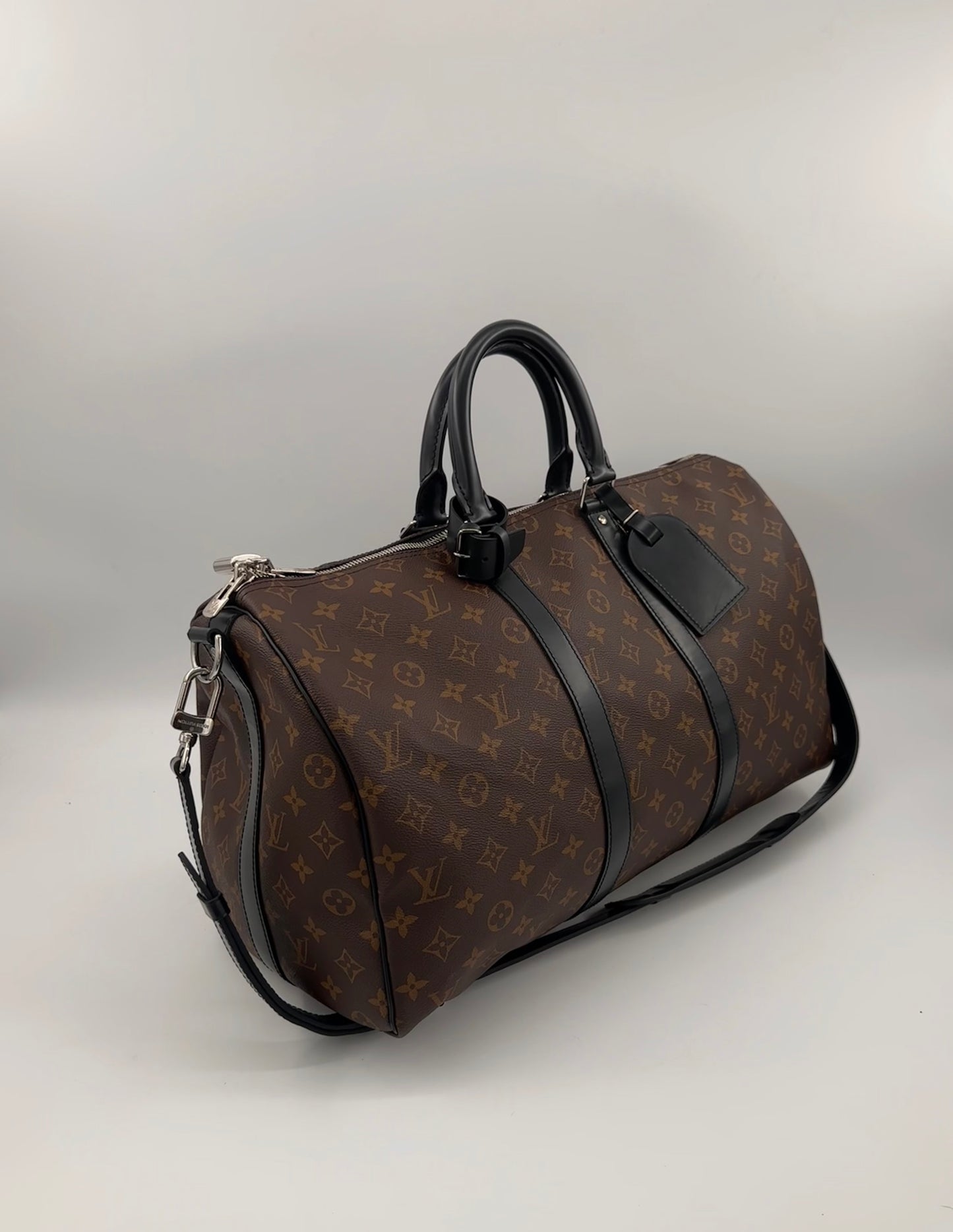 Louis Vuitton Macassar Keepall 45 Bandouliere