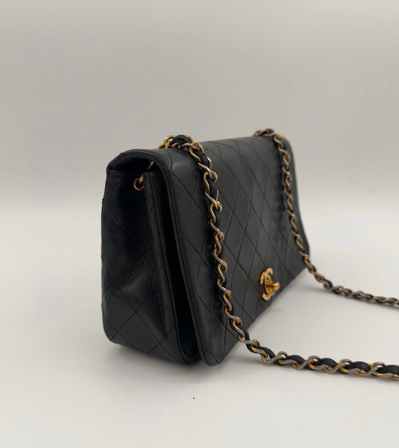 Chanel Lambskin Turnlock Crossbody/ Shoulder bag