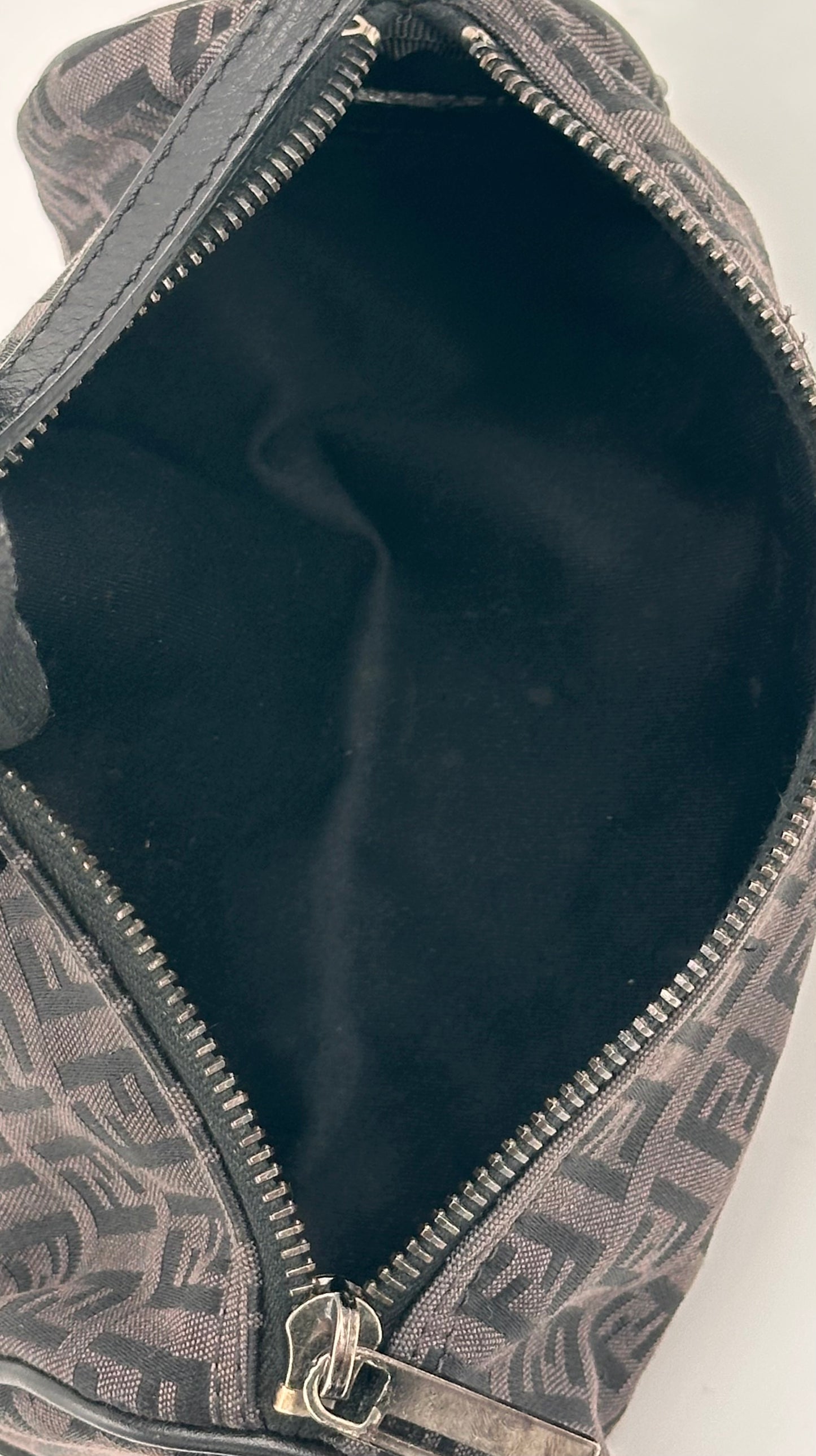Fendi Zucca Barrel Bag