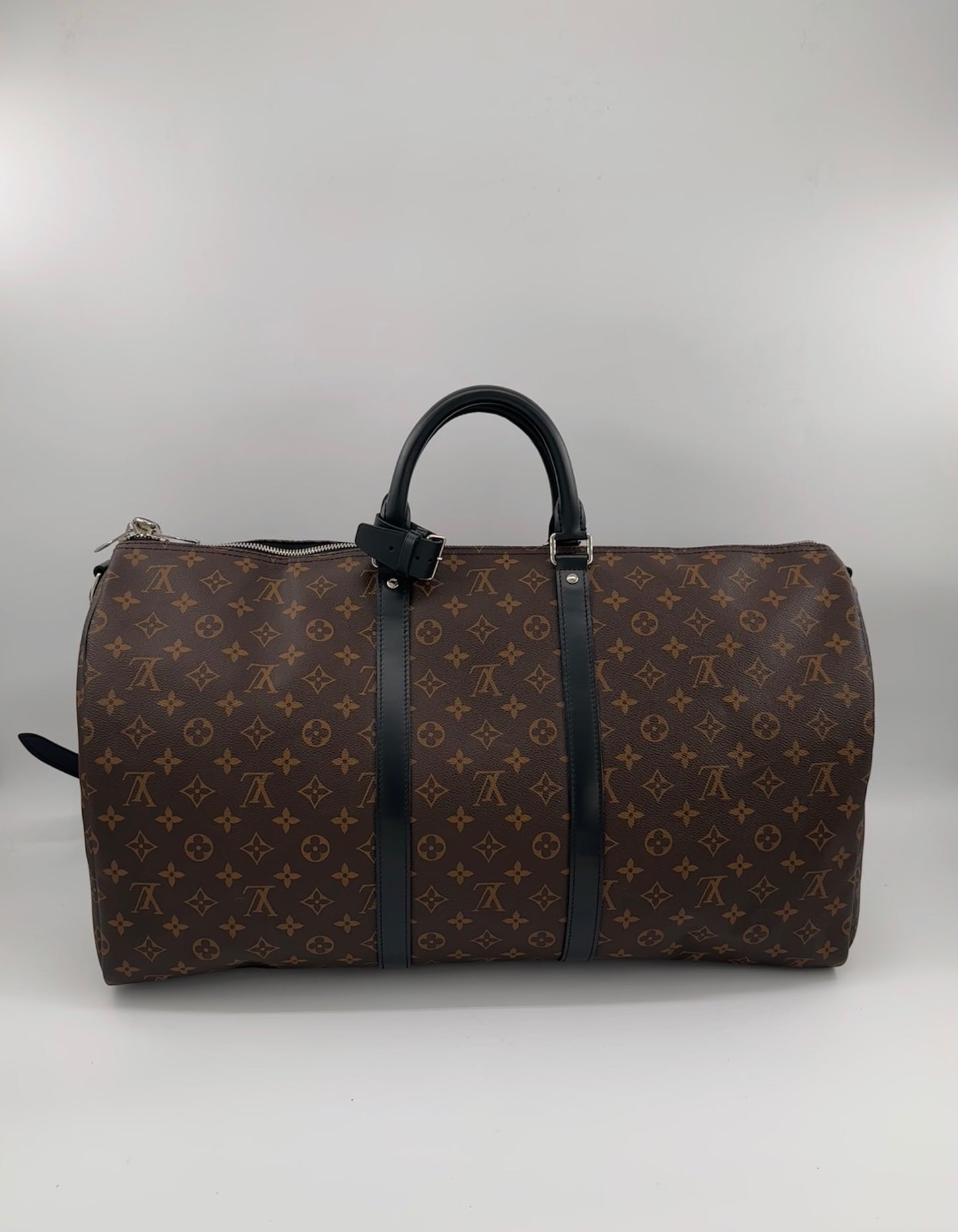 Louis Vuitton Keepall 55 Bandouliere Macassar