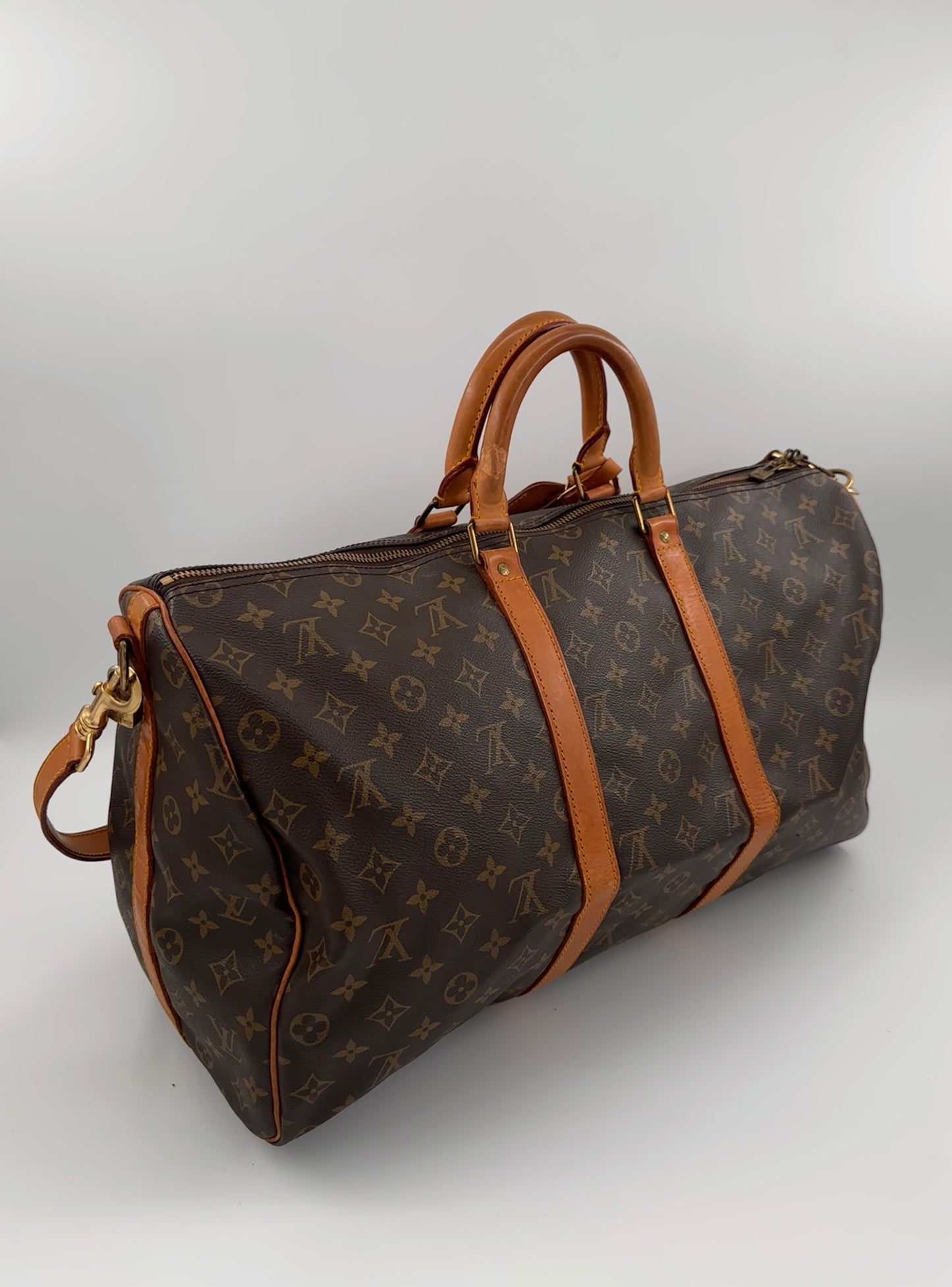 Louis Vuitton Keepall 50 Bandouliere Travel Bag
