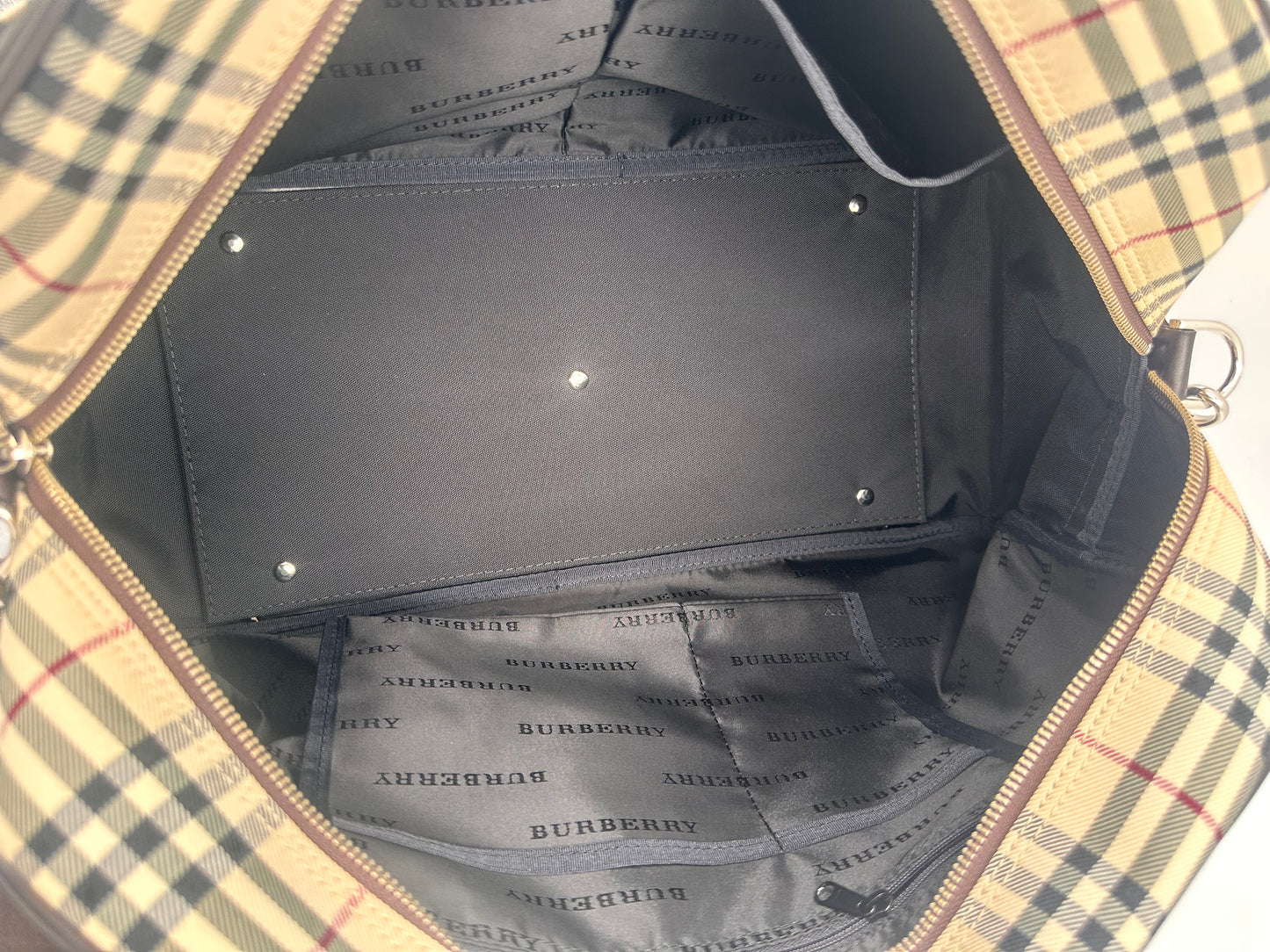 Burberry Two Way Duffle Bag Nova Check