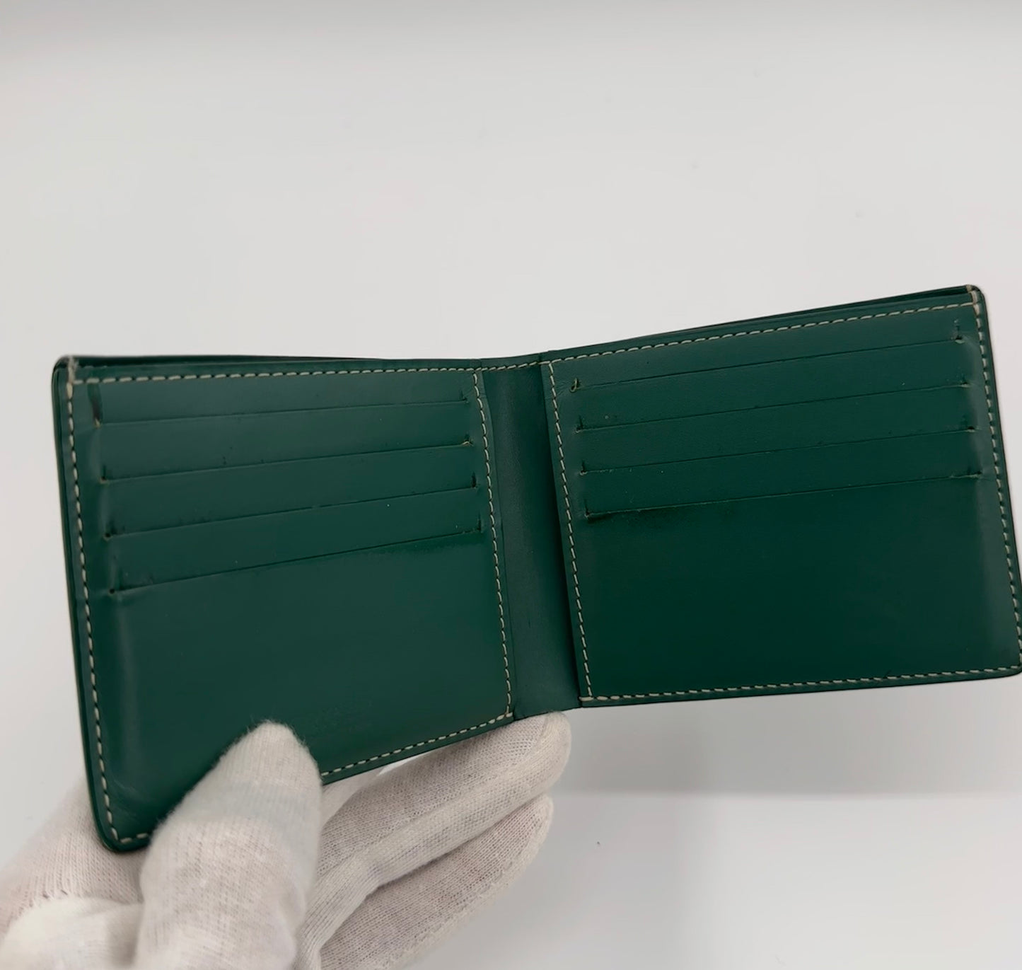 Goyard Victoire Green Wallet
