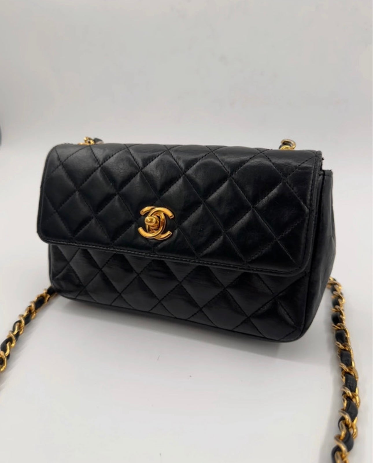 Chanel Small Turn lock Lambskin Crossbody