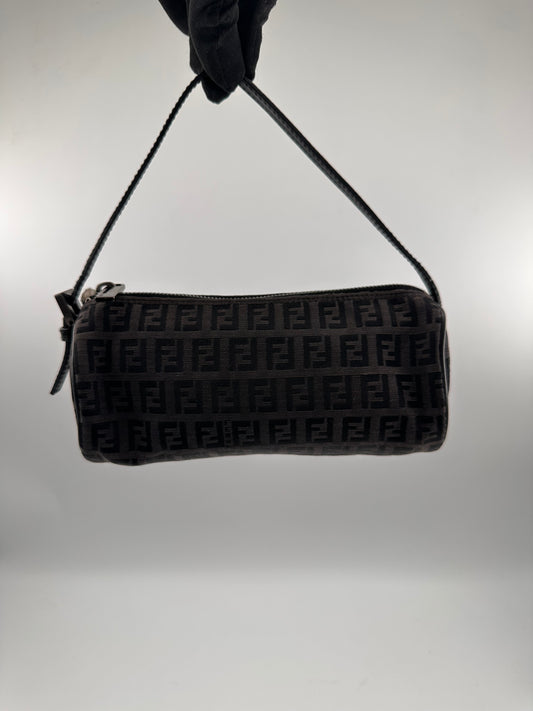 Fendi Zucca Barrel Bag