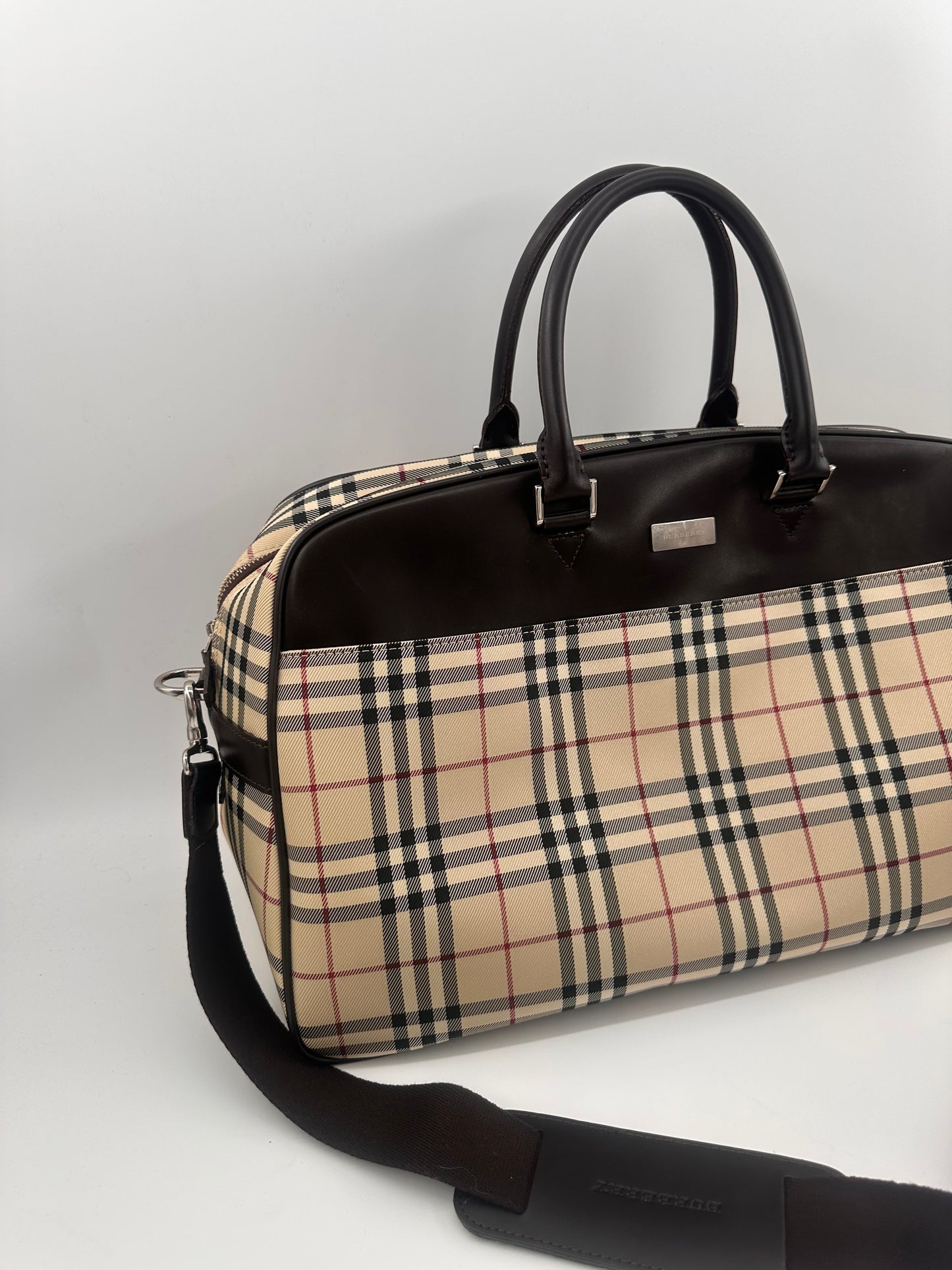 Burberry Two Way Duffle Bag Nova Check