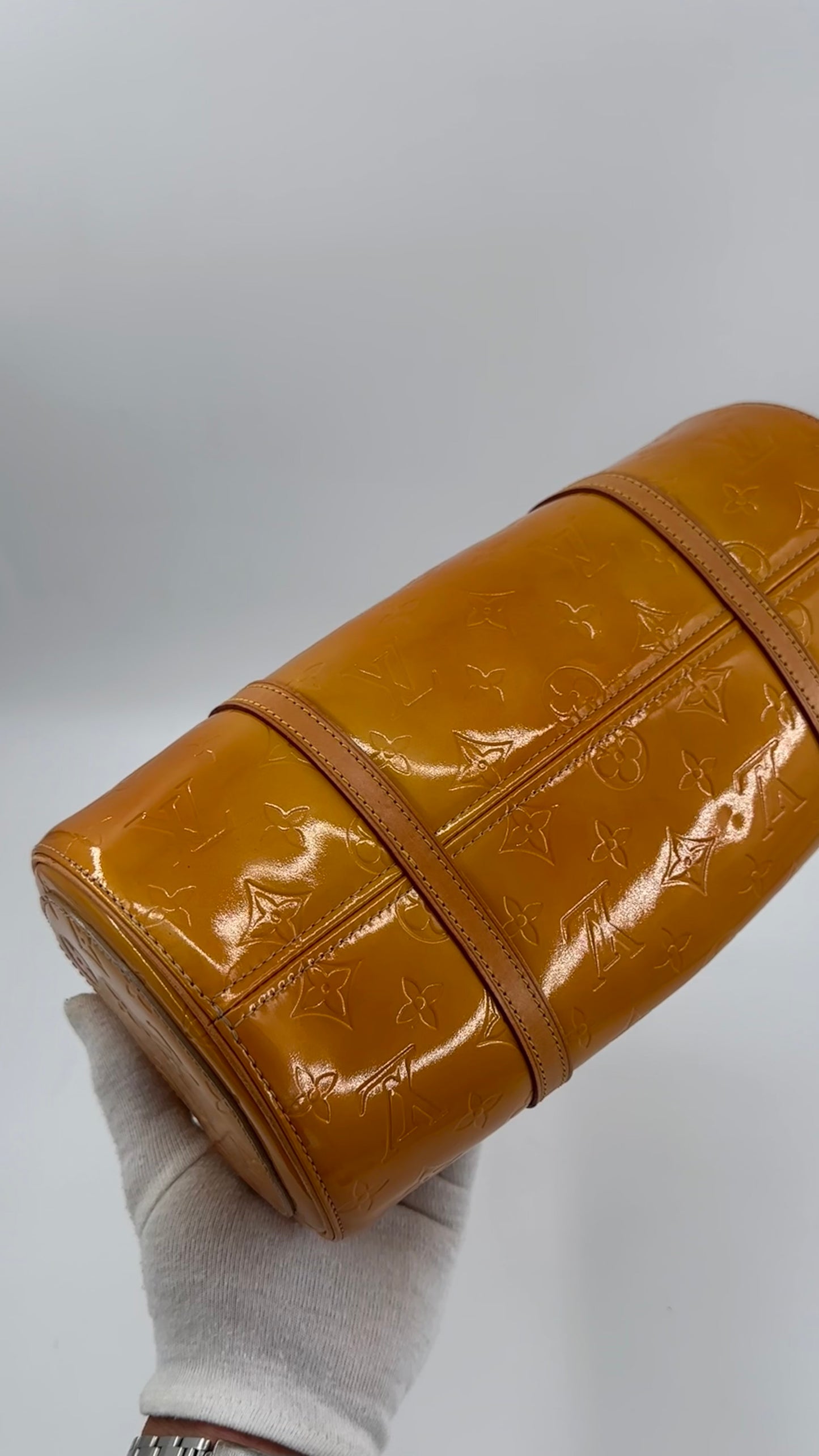 Louis Vuitton Papillon 30 Yellow Vernis