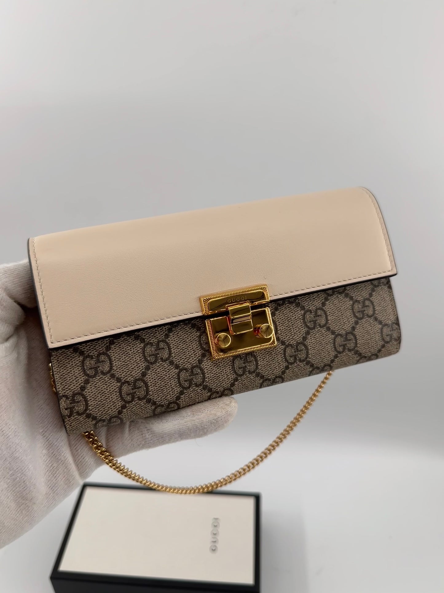 Gucci GG Supreme Padlock Shoulder bag