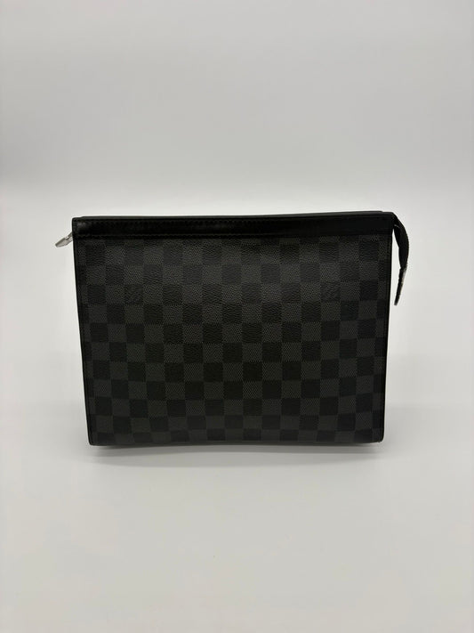 Louis Vuitton Pochette Voyage Clutch Damier Graphite