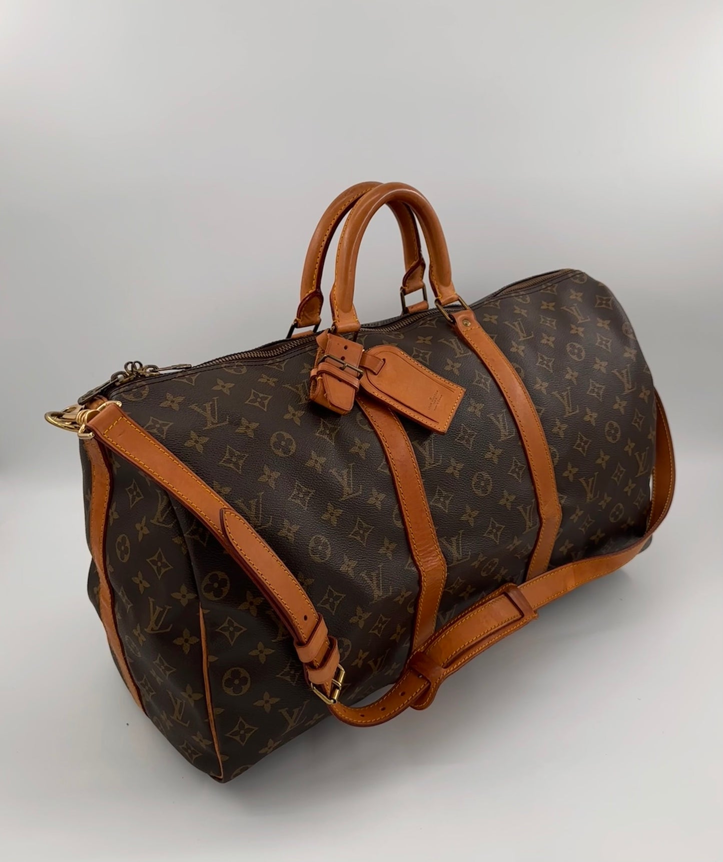 Louis Vuitton Keepall 50 Bandouliere Travel Bag