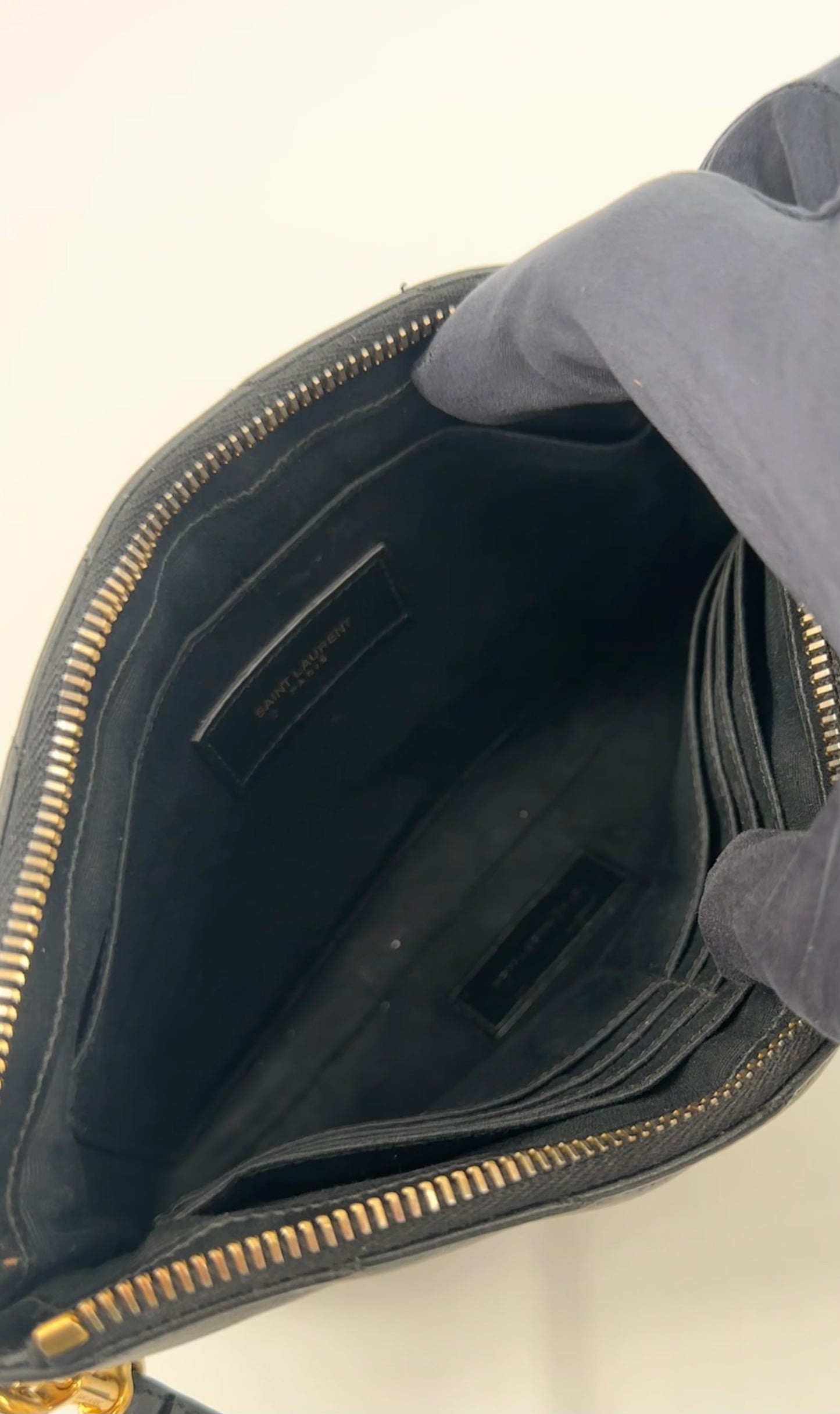 Saint Laurent Quilted Clutch Pouch