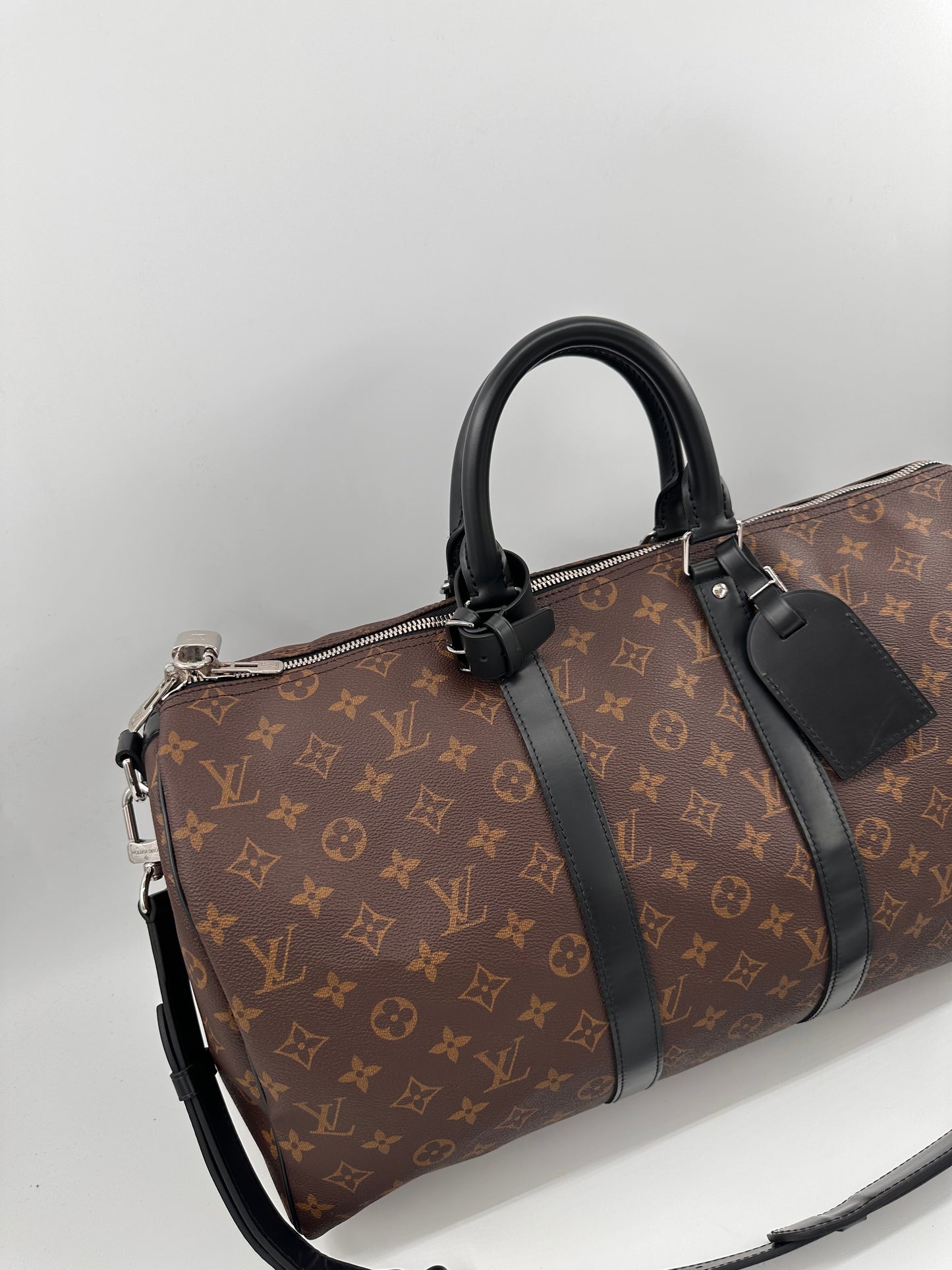 Louis Vuitton Macassar Keepall 45 Bandouliere