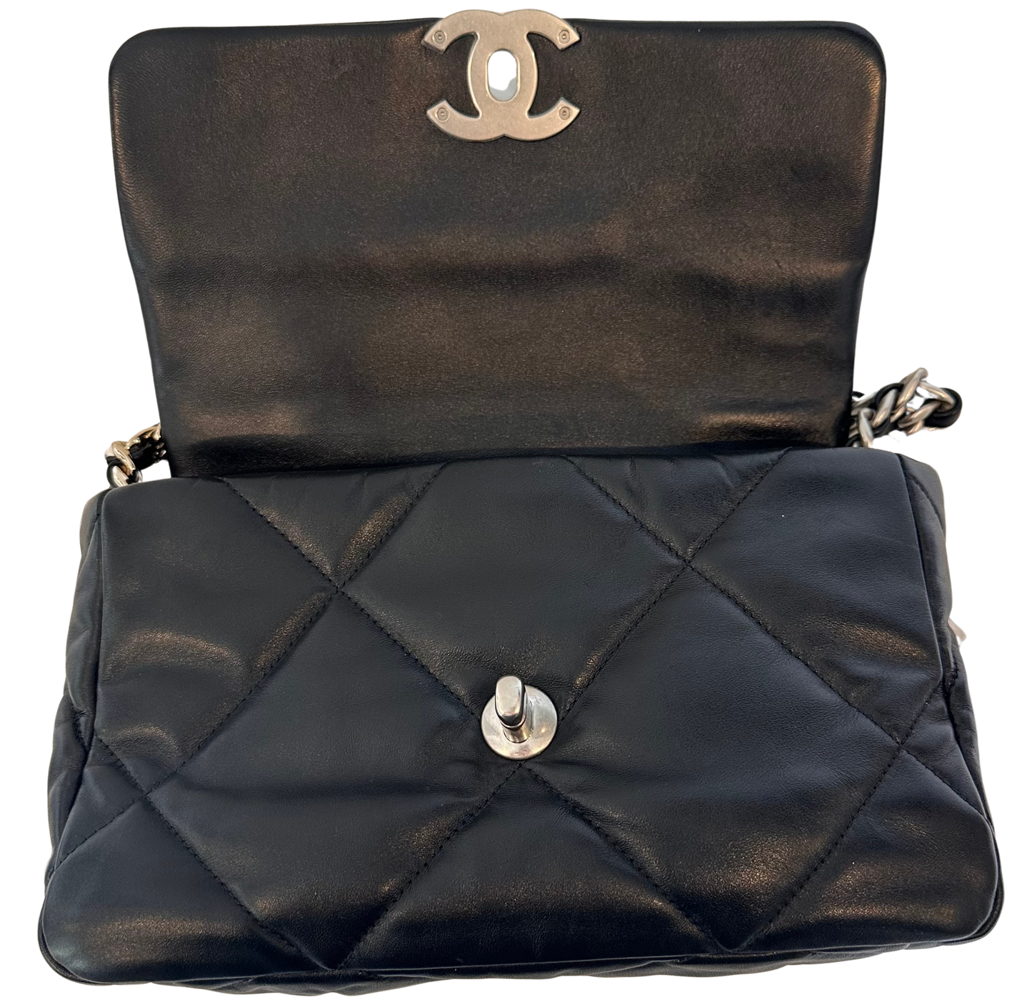 Chanel 19 Lambskin Leather Puffy Handbag