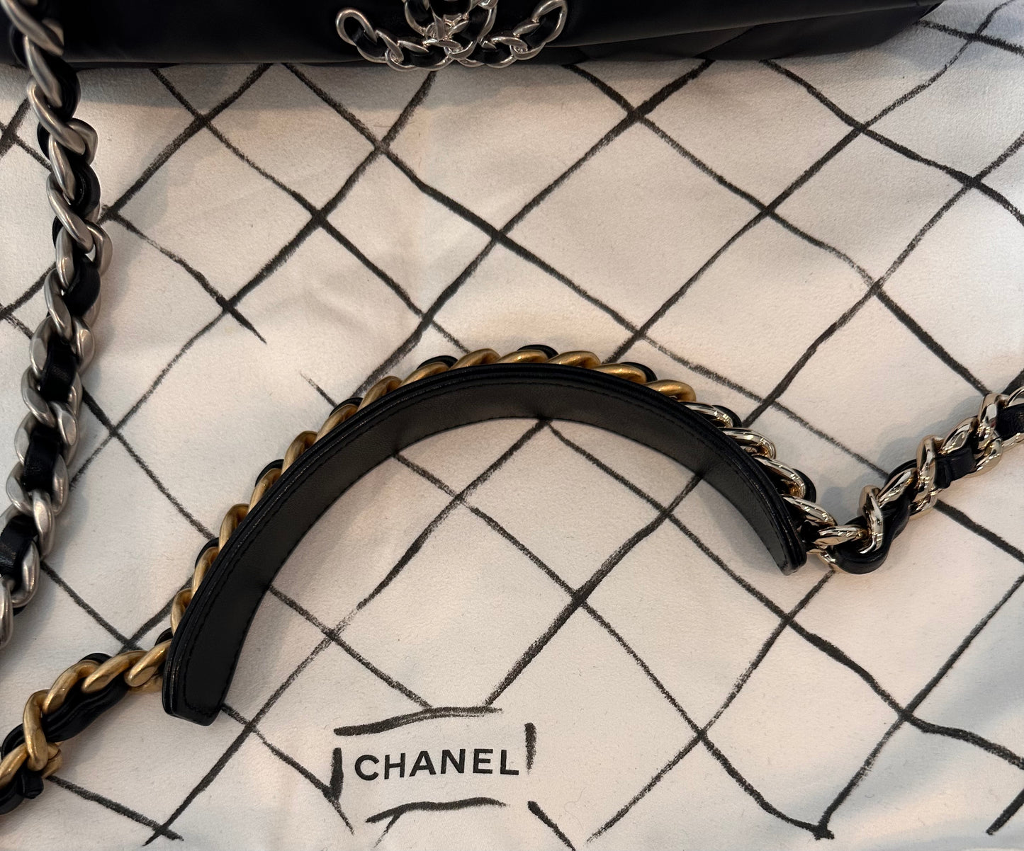 Chanel 19 Lambskin Leather Puffy Handbag